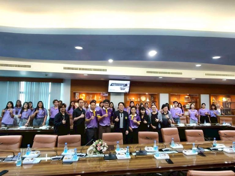 นักศึกษาบัญชี คณะวิทยาการจัดการและเทคโนโลยีสารสนเทศ มหาวิทยาลัยนครพนม เข้าศึกษาดูงานเสริมประสบการณ์ ณ ม.เกษตรศาสตร์ วิทยาเขตศรีราชา